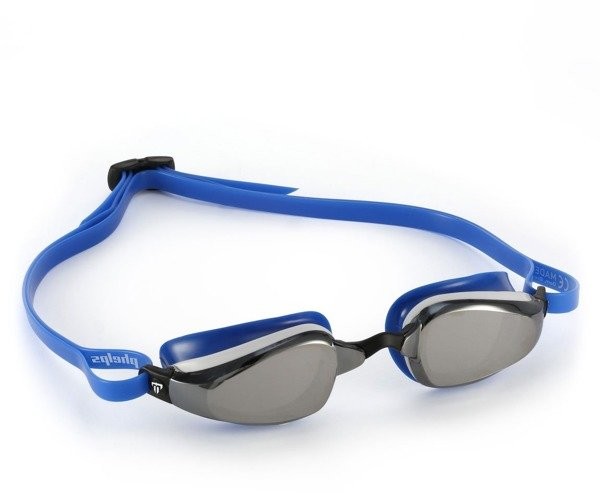 PHELPS MP okularki pływackie K180 niebieskie/lustrzane