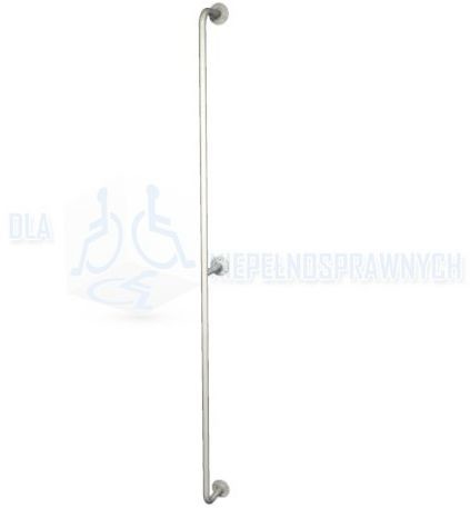 MAKOINSTAL Poręcz prosta pionowa UP16, długość 160 cm, dla niepełnosprawnych UP16