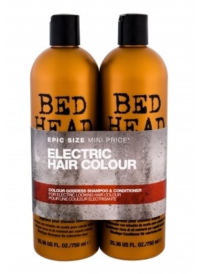 Tigi Bed Head Colour Goddess zestaw 750 ml 750ml Bed Head Colour Goddess Shampoo + 750ml Bed Head Colour Goddess Conditioner dla kobiet