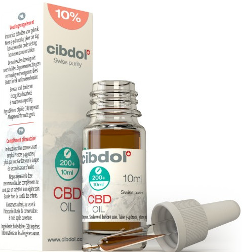 Cibdol Swiss purity Olejek CBD 10% 1000mg 10ml Cibdol Swiss purity