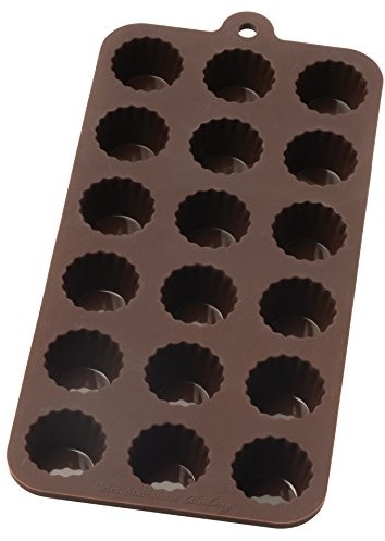 Harold Imports Harold 43766 MRS Anderson LED's Silicone nonstick baking Chocolate Mold Cordial Cups 43766