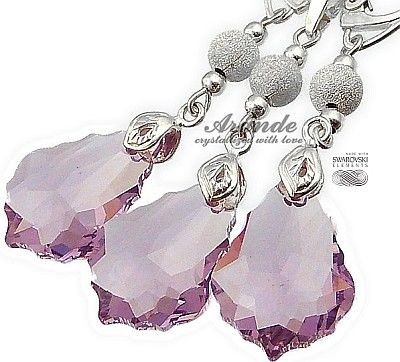 Arande Swarovski Piękne Kolczyki Wisiorek Łańcuszek Kolor 2294602495
