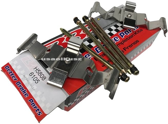 BetterBrakeParts Zestaw montażowy przednich klocków hamulcowych Dodge Challenger SRT Scat Pack H6105