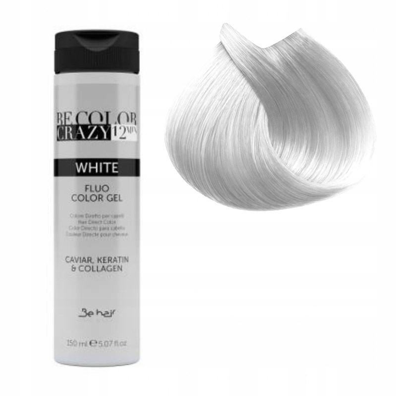 Be Color Crazy Farba Bez Amoniaku 100ML Biała