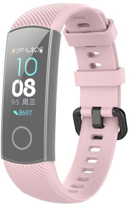 Cyfra.eu Wymienna opaska do Honor Band 4 / 5 Różowa 0000000003235
