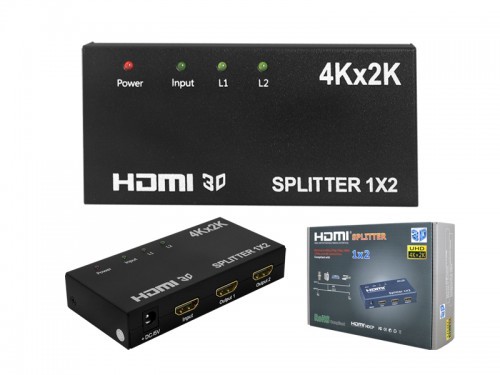 Spacetronik Rozgałęźnik HDMI 1/2 SPH-RS102V4A HDMIROZG1/2SPACE