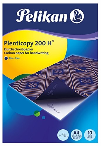 Pelikan Plenticopy 200H 434738 papier węglowy A4 niebieski 10 arkuszy 434738
