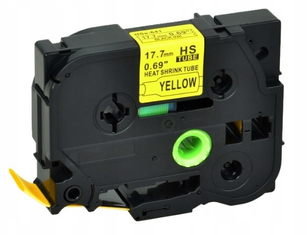 Brother Rurka Termo Do 17.7mm Żółta HS641 HSe-641