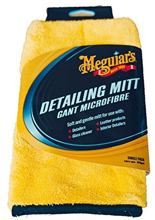 Meguiar's meguiars x1804 detailing Mitt-miękkie rękawiczki, żółty X1804