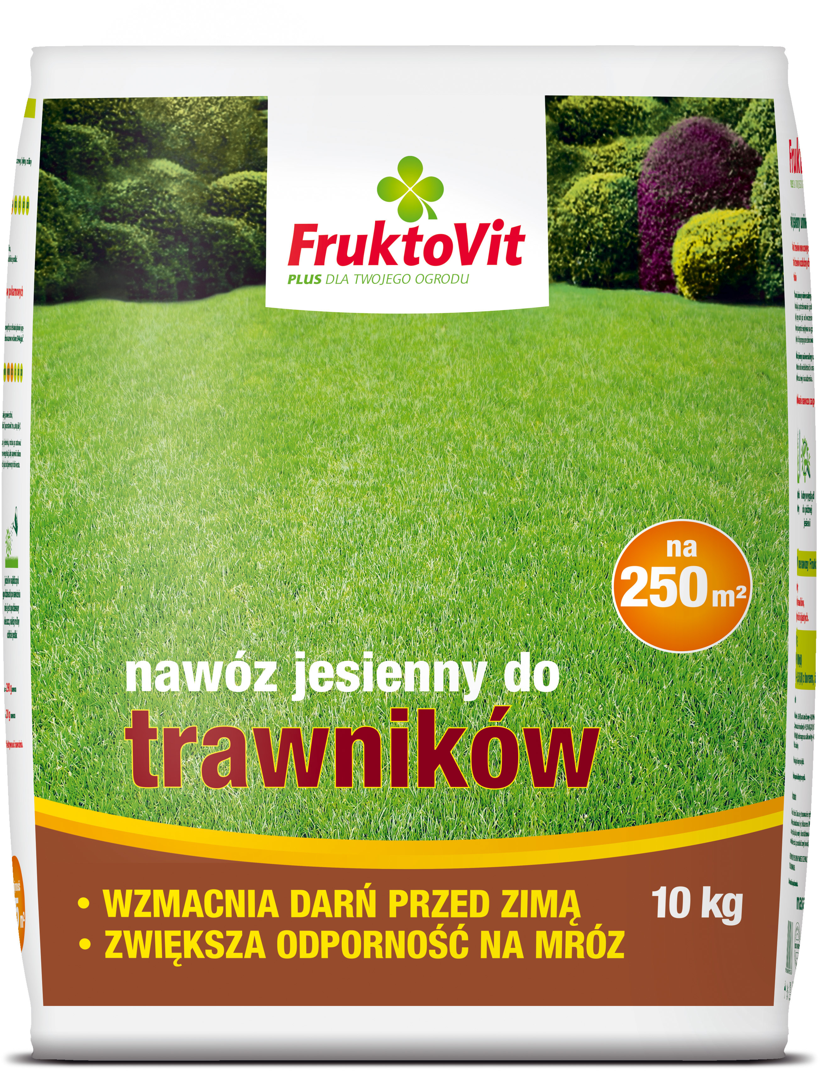 Fruktovit Plus Nawóz jesienny granulowany do trawników worek 10 kg
