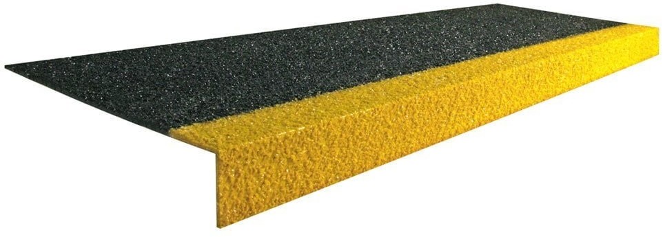 Coba Antypoślizgowe Nakładki Na Schody Z Krawędzią - Cobagrip Czarno-Żółty 2M X 345Mm X 55Mm GRP010702S