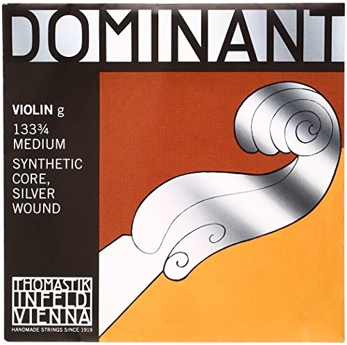 Dominant Strings Dominant Strings 133 3/4 srebrna rana skrzypce G sznur 133 3/4