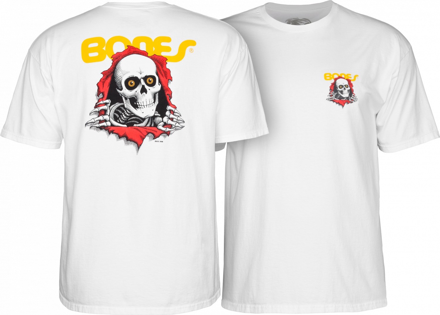 BONES t-shirt BONES YOUTH RIPPER WHITE
