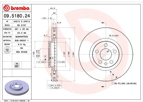 BREMBO 09.5180.24