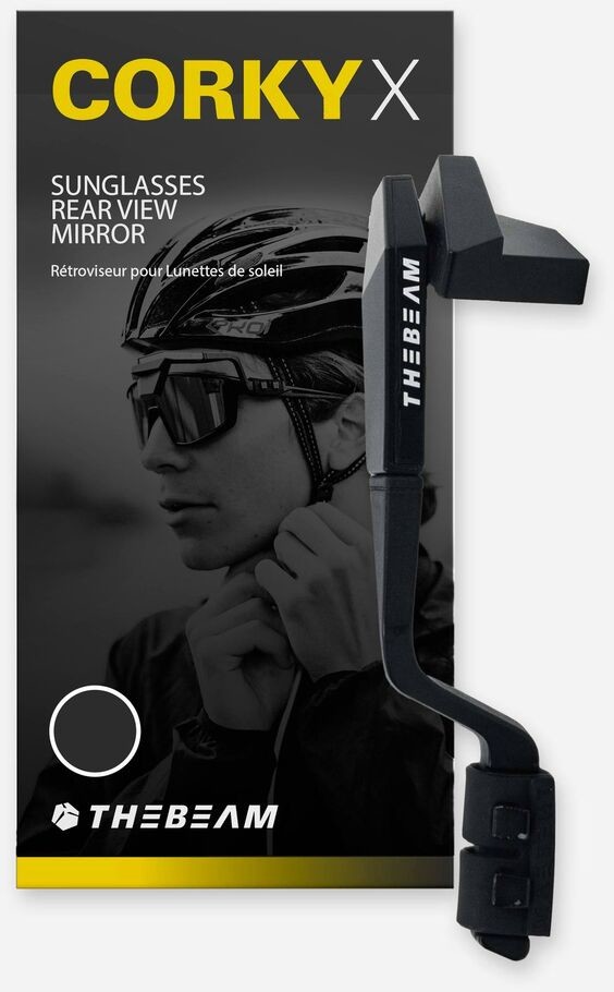 The Beam The Beam CORKY X lusterko do okularów rowerowych Czarne 14 g
