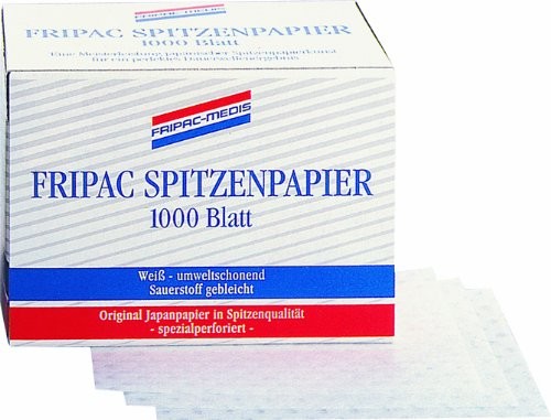 Fripac-Medis fripac-Medis Professional papier wierzchołek rozmiar arkusza 75 X 55 MM A-1010, 1000 arkuszy, , , biały, A-1010