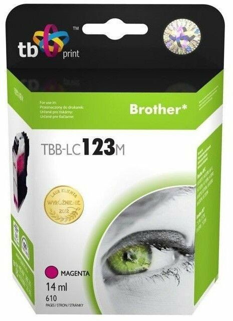 TB Print Tusz do Brother LC123 Magenta TBB-LC123M ERTBPB000LC123M