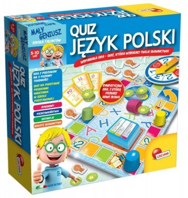 Lisciani Giochi Mały Geniusz Quiz Język polski