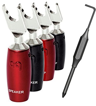 Audioquest AudioQuest Multi-Spade Srebrny Series 500 4-ER Pack 4CFSPADE-S