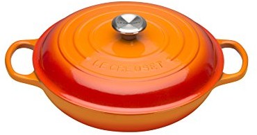 Le Creuset rondel z żeliwa, 30 cm, pomarańczowy, 30 cm 21180300902430