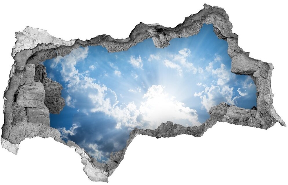 Wallmuralia.pl naklejka fototapeta 3D widok Chmury na niebie