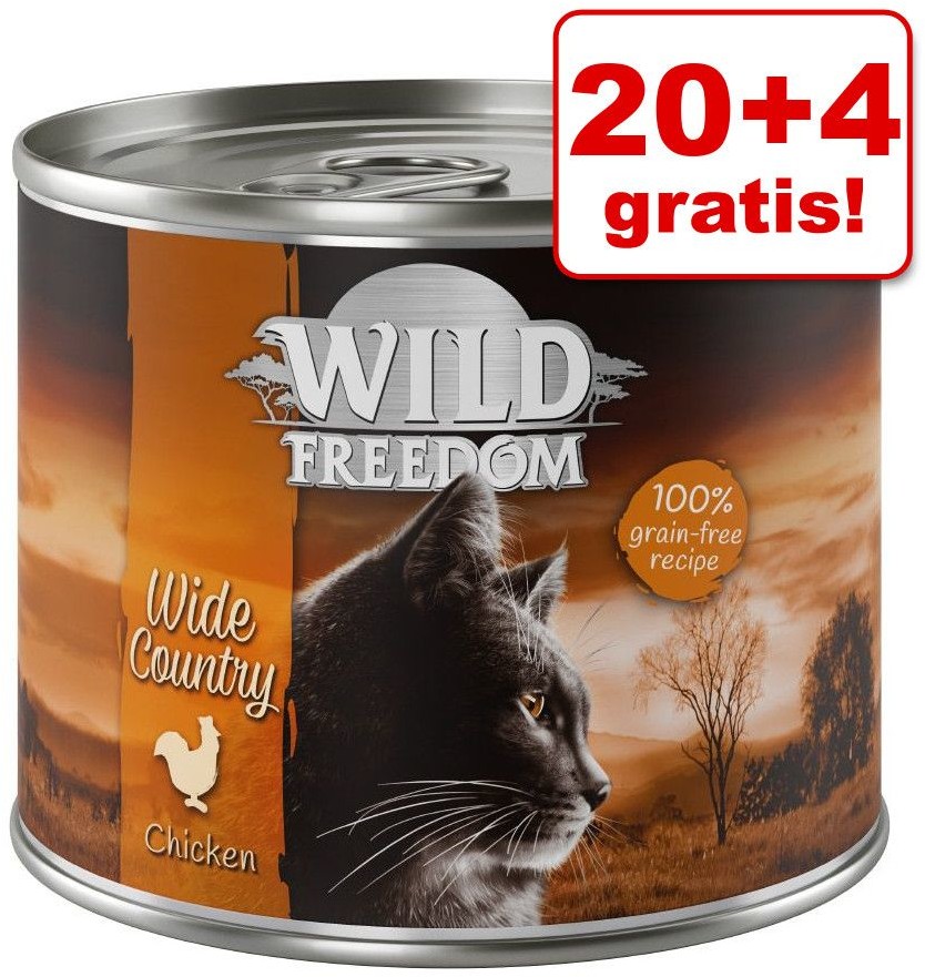 Wild Freedom Adult, 6 x 200 g - Deep Forest - Dziczyzna i kurczak