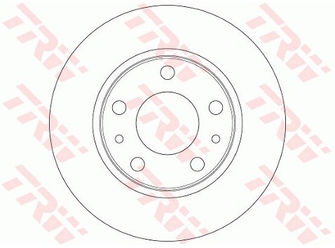 TRW Tarcza hamulcowa DF6412