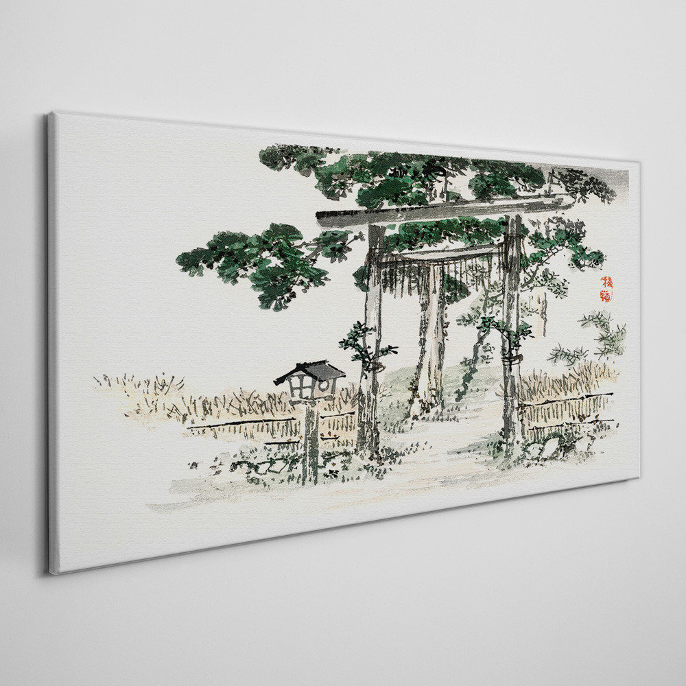 PL Coloray Obraz na Płótnie Drzewa Liście 100x50cm