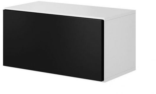 Regał ROCO RO3 75/37/39 biały biały czarny RO3 BI/BI/CZ