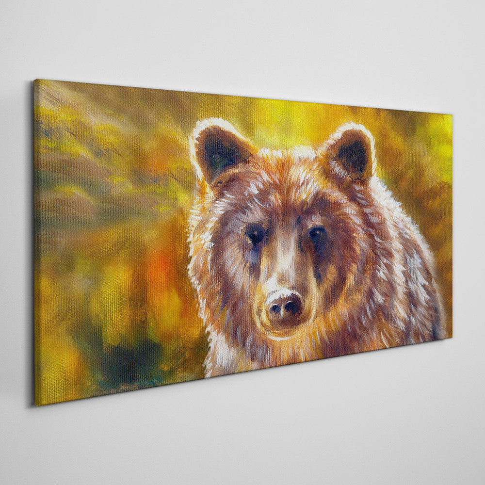 PL Coloray Obraz Canvas Niedźwiedź Zwierzę 100x50cm