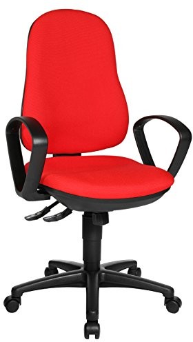 Topstar Support SY wraz z podłokietnikami B2 (szer.) obrotowe krzesło biurowe, materiał, 55 x 58 x 113 cm 8550BG21