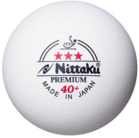 Pilki nittaku Premium 3 Star do tenisa stołowego, biały 550851