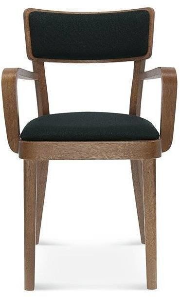 Fameg : Fotel Solid czarny tapicerowany B-9449/1