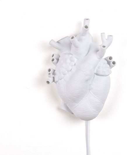 Seletti Lampa Heart porcelanowa