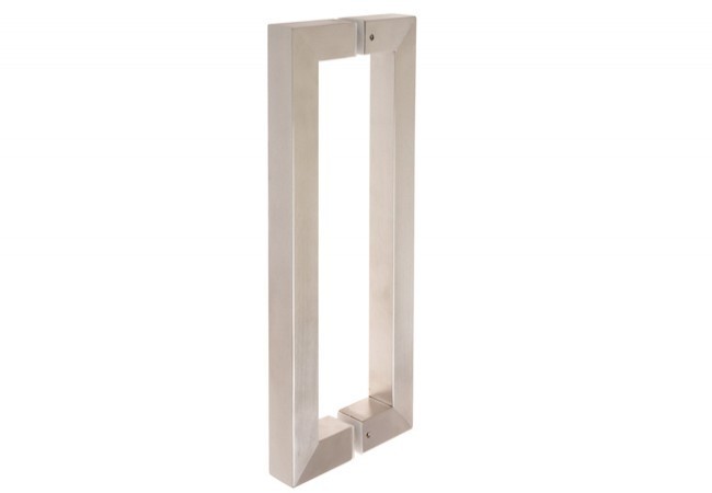 B-harko Pochwyt INOX dwustronny kwadratowy B-Harko 30x30x450x70 matowy, stal nierdzewna SS 304