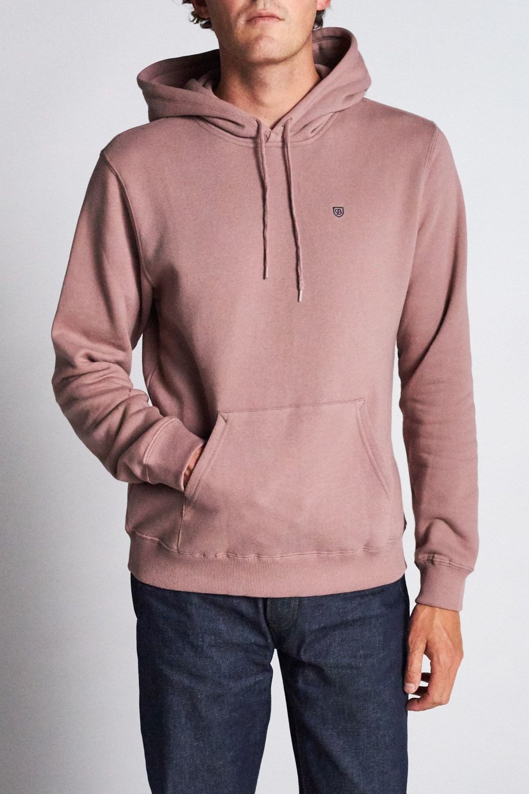 BRIXTON bluza męska BRIXTON B-SHIELD INTL HOOD Mauve