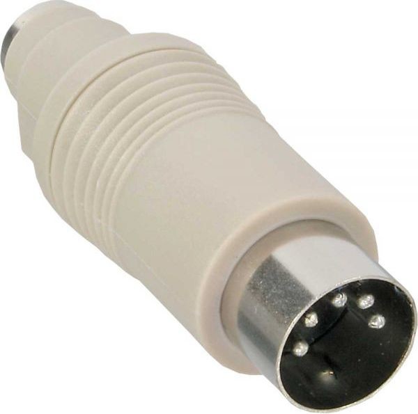 InLine Adapter Klawiatury 5 Pin DIN męski - PS/2 żeński 33949