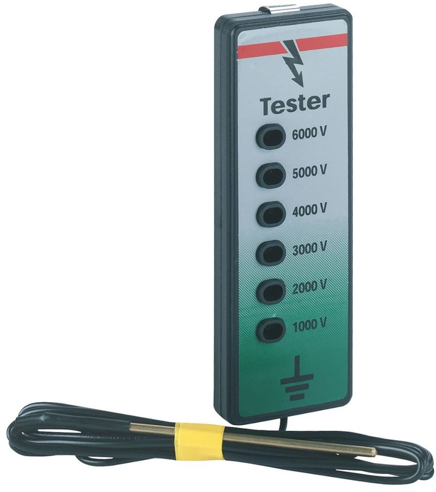 Kerbl Tester ogrodzeń, 6000 V, czarno-zielony, 44662