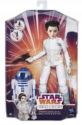 Hasbro Star Wars Leia Organa droid R2-D2 2pak 24H