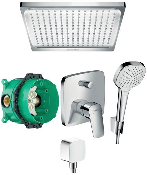 Hansgrohe System prysznicowy podtynkowy MyCube śr. 24 cm 2-funkcyjna z baterią 52056495