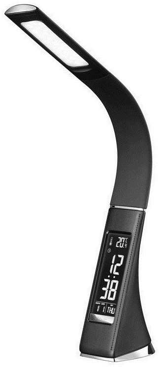 Immax LED Ściemnialna lampa stołowa z wyświetlaczem LED/6,5W/5V czarna