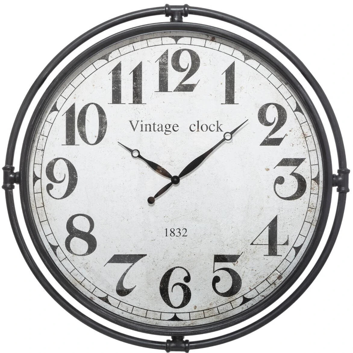 Zegar ścienny vintage IGOR 74 cm metal 173804