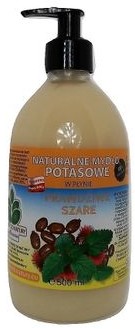 Mydlarnia Powrót do Natury Naturalne mydło potasowe Prawdziwe Szare rycyna melisa w płynie 500 ml PDN11