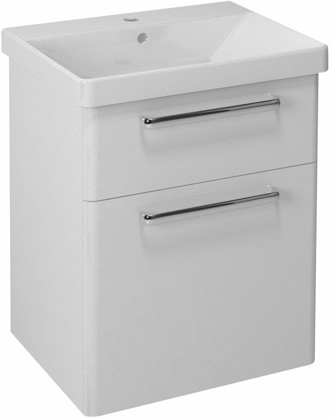Sapho THEIA szafka umywalkowa 56,4x70x44,2cm 2 szuflady biała TH060) TH060-3030