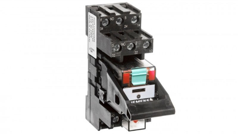 Siemens Przekaźnik przemysłowy 3P 230V AC z LED 3.5mm pinning LZS:PT3A5T30 LZS:PT3A5T30