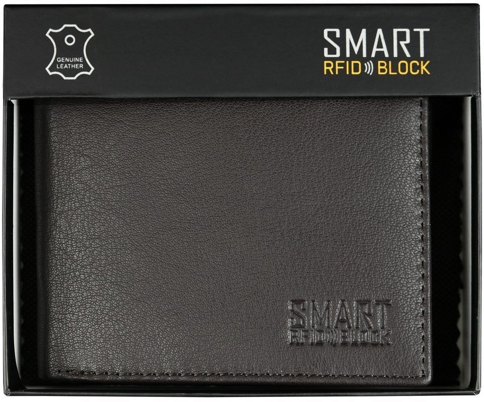 Koruma Antykradzieżowy portfel młodzieżowy z ochroną RFID brąz SM-901GBR SM-901GBR