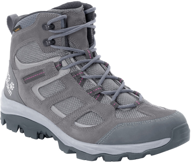 Jack Wolfskin Vojo 3 Texapore Buty Kobiety, szary/różowy UK 7,5 | EU 41 2021 Trapery turystyczne