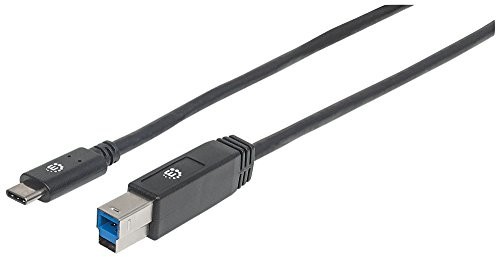 Фото - Кабель MANHATTAN KABEL USB C-B M/M 2,0m USB3.0 SuperSpeed czarny 