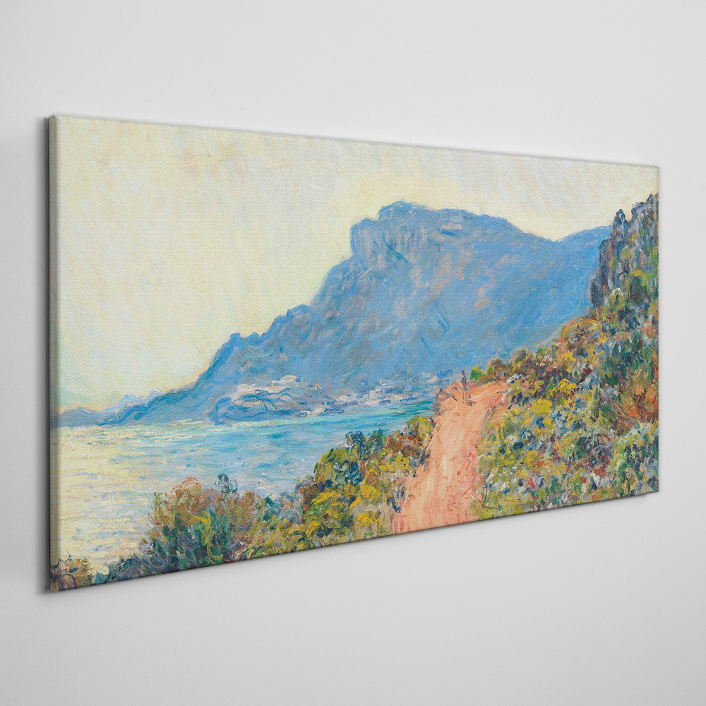 PL Coloray Obraz Canvas Corniche of Monaco Monet 100x50cm