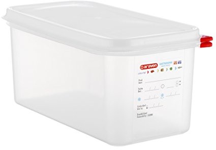 Araven araven powietrza poeta pojemnik/puszka na zapasy, GN PP, 6 L, 6 sztuki 03031